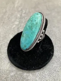 40s スペシャルヴィンテージ　インディアンジュエリー　ターコイズリング　ナバホ