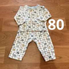 アンパンマン　キルティングパジャマ　80 上下セット　長袖