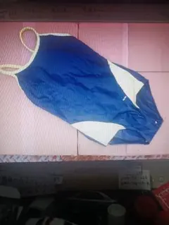 カンコー製 女子用体育用水着 Mサイズ 未使用 ワンポイントカラーは蛍光イエローのサムネイル