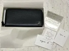 アニエスベー　レザー ラウンドジップ ロングウォレットEW13B-05のサムネイル