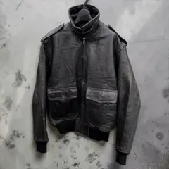 90's vintage NORTH WEAR A-2 ジャケット黒　40