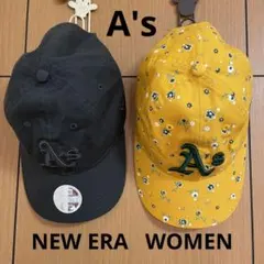 MLB A's オークランド アスレチックス キャップ ２点セット