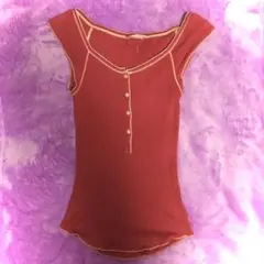 abercrombie & fitch レッド タンクトップ ノースリーブ