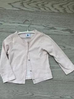 プチバトー　3ans/95cm  ピンクカーディガン