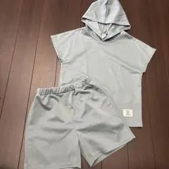 SHEIN キッズ フード付きセットアップ 6Yのサムネイル