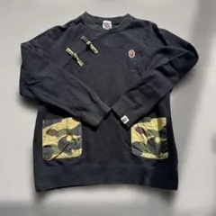 未使用　A BATHING APE エイプ　キッズ　裏起毛　トレーナー　140 2025年最新】A BATHING APE 子供用トレーナーの人気アイテム