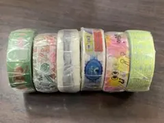 【匿名配送】　mt マスキングテープ マステ　まとめ売り　6本セット