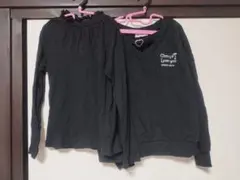 メゾピアノ　カットソー　トレーナー　ハート　チョーカー　2枚セット