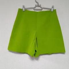 ZARA☆ビタミンカラーデザインショートパンツ・フロントタック付き