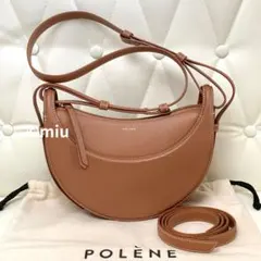 【美品】POLENE Numero Dix キャメル 2way ショルダーバッグのサムネイル