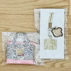 【正規品】【新品】familiar ショルダーストラップ ＆ ミニバッグチャーム