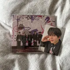 なにわ男子 アシンメトリー/Black Nightmare CD 長尾トレカ
