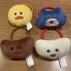 mojojojo マスコット付きヘアゴム 4点セット