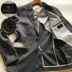 未使用級✨ユナイテッドアローズ テーラードジャケット アンコン ブラック 春夏