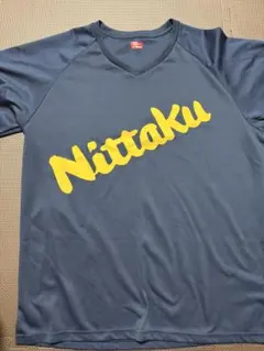 Nittaku ネイビー Vネックウェア