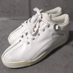 【courreges】 クレージュ (24.5) ホワイト スニーカー