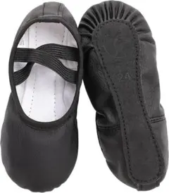 バレエシューズ 子供 キッズ 大人全革 バレエ用品 ダンス用品 ダンスシューズ