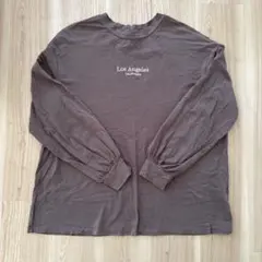 ロゴ ロングtシャツ