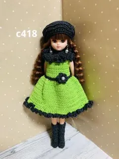 リカちゃん ハンドメイド服 c418のサムネイル