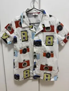 Paul Smith Junior カメラ柄 半袖シャツ 130cm