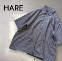 HARE ハーフジップシャツ オーバーサイズ Ｓ（最近のＬ相当）ハレ