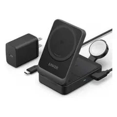 Anker MagGo 3in1 ワイヤレス充電ステーション ブラック
