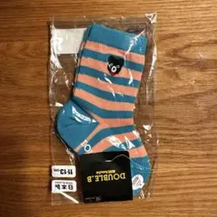 ミキハウス　ダブルビー ソックス　ボーダー　くま　靴下　11 〜 13 cm