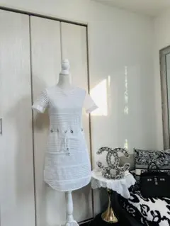 MICHAEL KORS 半袖ミニワンピース ホワイト XS