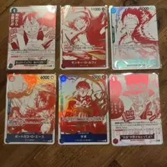 ワンピースカード　受け継がれる意思　プロモ6種各一枚