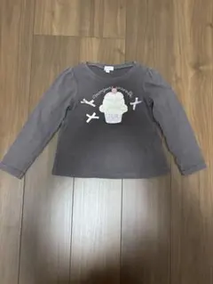 【any fam】長袖カットソー　カップケーキ　サイズ110