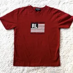 POLOJEANS RALPHLAUREN シャツ150 RLロゴ 星条旗 S1