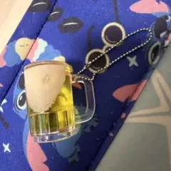 ミニチュア　ビール　キーホルダー