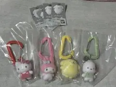 サンリオガチャガチャ　カラビナ　キティ　マイメロ　 ポムポムプリン　ポチャッコ