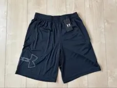 新品アンダーアーマーハーフパンツ　M 黒　スポーツのサムネイル