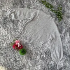 ✨AG by aquagirl ✨サイズM グレー バルーンスリーブ ニット