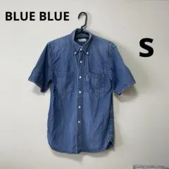 【最終お値下げ】BLUE BLUE デニム半袖シャツ　サイズ1