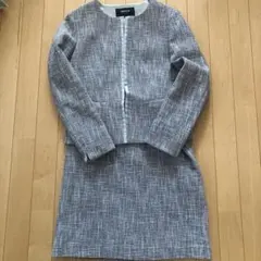 COMME CA ISM ツイードセットアップ サイズ11 セレモニースーツ