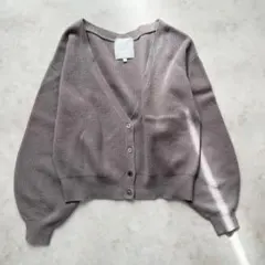 美品　Drawing Numbers　カーディガン　カシミヤ混　ニット　38 Mのサムネイル