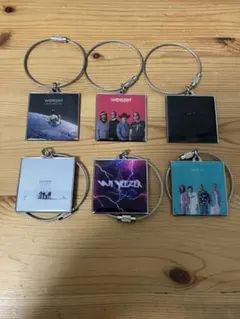 Weezer アルバムカバーキーホルダー6個セット
