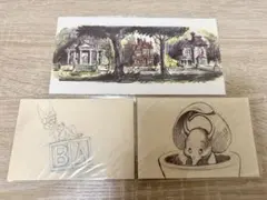 ディズニーアート展 ポストカード 3枚セット