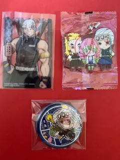 鬼滅の刃　煉獄杏寿郎　宇髄天元　甘露寺蜜璃　ラバーストラップ等セット