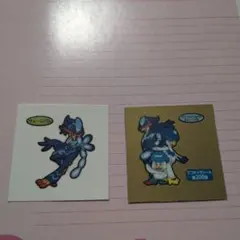 ウェーニバル　クワッス＆ウェルカモ＆ウェーニバル　デコキャラシール　2枚セット