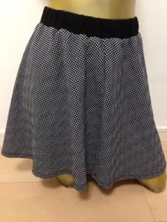 【1041】rienda フレアスカート M