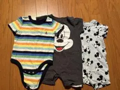 Gap h&m ベビー ロンパース 3点セット 70cm