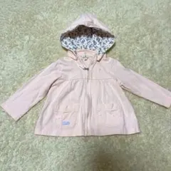組曲　キッズ　カーディガン　パーカー　サイズ90 薄ピンク