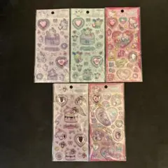 キラキラジュエルシール　キティ　マイメロ　シュガーバニーズ　ウサハナ
