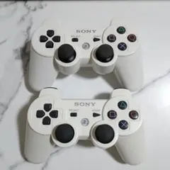 デュアルショック3 ps3 コントローラー　　2台　白