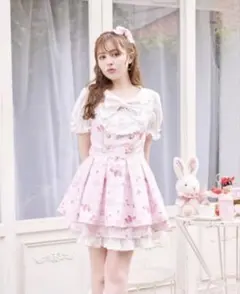 リズリサ Sweet Gingham Tea Room セットアップ ピンク - メルカリ