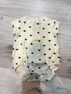 ハート柄ロンパース 60-70