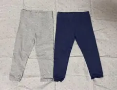NEXT レギンス 2点セット グレー ネイビー 2-3yrs 98cm